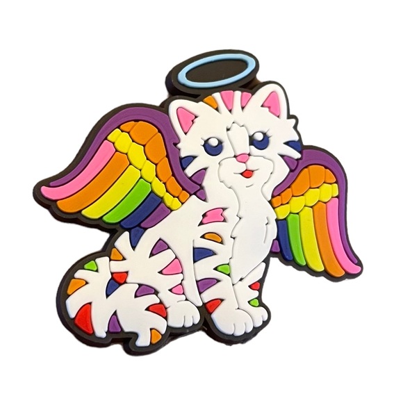 CROCS Accessories - Lisa Frank Angel Cat Croc Charm